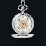 Moderne Wildblume Blumenbiene Stilvolle Chic Woman Armbanduhr<br><div class="desc">Moderne Wildblume Bläserbiene Stilvolle Chic Womans Watches besticht durch eine moderne,  gelbe Wildblume mit Aquarellblumen und Hummeln. Erstellt von Evco Studio www.zazzle.com/store/evcostudio</div>