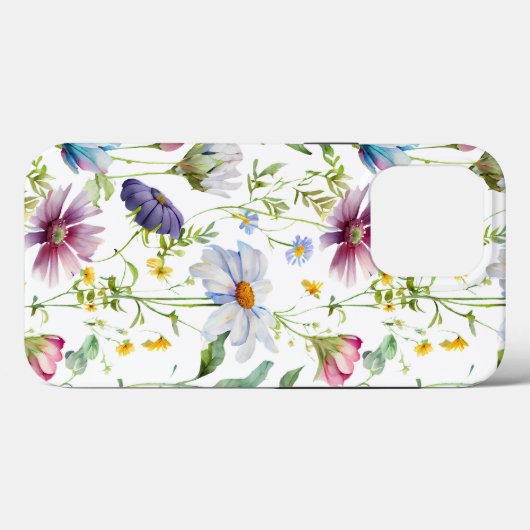 Moderne Wildblume Case-Mate iPhone Hülle (Rückseite (Horizontal))