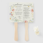 Moderne Wildblume Fächer (Vorne und Hinten)