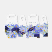 Moderne Wildblume Hochzeit Danke Geschenkschachtel (Ungefaltet)