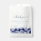 Moderne Wildblume Hochzeit Danke Geschenktütchen (Vorderseite)