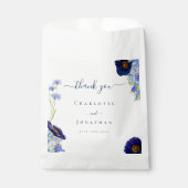 Moderne Wildblume Hochzeit Danke Geschenktütchen (Vorderseite)