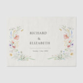 Moderne Wildblume Seidenpapier (Vorderseite)