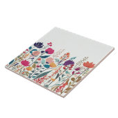 Moderne Wildblumen - farbenfrohe Blume Fliese (Seite)