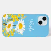 Moderne Wildblumen für Monogramm Case-Mate iPhone Hülle (Rückseite (Horizontal))