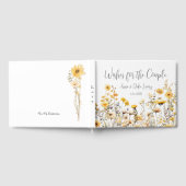 Moderne Wildblumen Gästebuch (Voll)