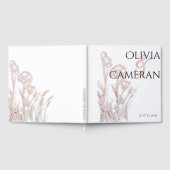 Moderne Wildblumen Gästebuch (Voll)