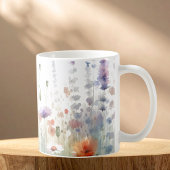 Moderne Wildblumen Kaffeetasse