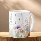 Moderne Wildblumen Kaffeetasse