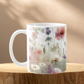 Moderne Wildblumen Kaffeetasse