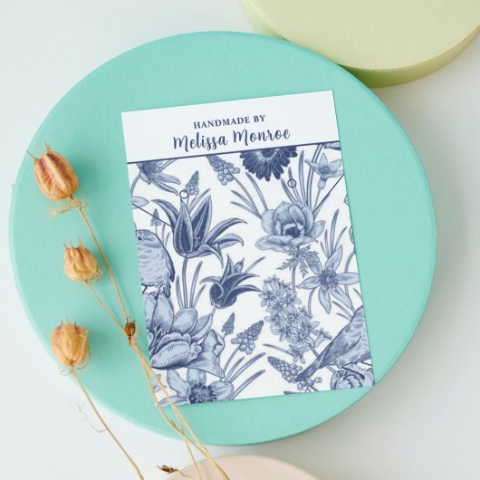 Moderne Wildblumen Necklace Juwelier Display Card