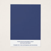 Moderne Wildblumen Necklace Juwelier Display Card (Rückseite)