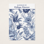 Moderne Wildblumen Necklace Juwelier Display Card (Vorderseite)