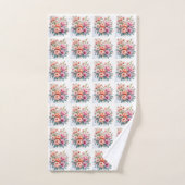 Moderne Wildblumen Schöne Luxus-Kollektion Badhandtuch Set (Handtuch)
