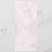 Moderne Wildblumen Sommermenü Abschluss Menükarte (Rückseite)