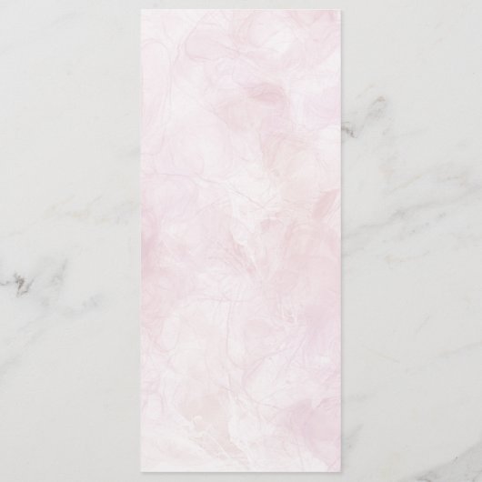 Moderne Wildblumen Sommermenü Abschluss Menükarte (Rückseite)