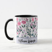 Moderne Wildblumen Tasse (Links)