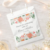 Moderne Wildblumen trendy floral Geschenktütchen (Ausgeschnitten)