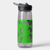 Moderne wilde grüne Zebra Trinkflasche (Rechts)