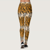 Moderne wilde Tiger Muster Leggings (Rückseite)