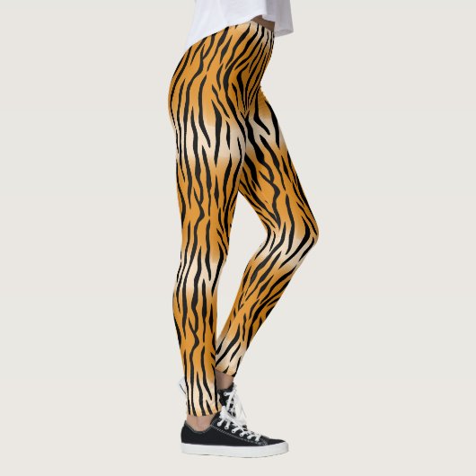 Moderne wilde Tiger Muster Leggings (Rechts)