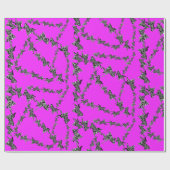 Moderne wilde violette Zebra Geschenkpapier (Flach)