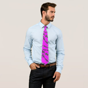 Moderne wilde violette Zebra Krawatte