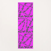 Moderne wilde violette Zebra Yogamatte (Vorderseite)