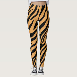 Moderne Wildlife Bengal Tiger Tierdruck Muster Leggings