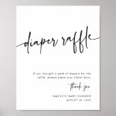 Moderne Windelrumpe signieren neutrale Minimal ein Poster (Vorne)