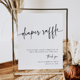 Moderne Windelrumpe signieren neutrale Minimal ein Poster