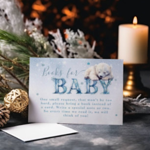 Moderne Winter Bearly Wait Books für Baby Begleitkarte