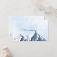 Moderne Winter-Gebirgs-Hochzeit