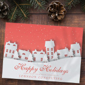 Moderne Winterlandschaft | Feierliche Grüße Feiertagskarte