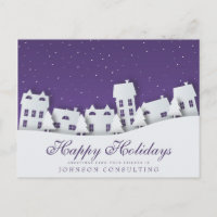 Moderne Winterlandschaft | Feierliche Grüße