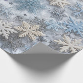 Moderne Wintermuster 2022 Geschenkpapier (Ecke)