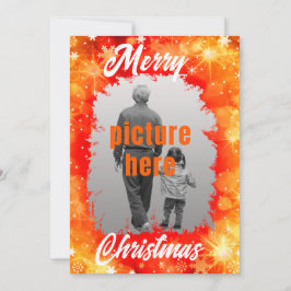 Moderne Winterschneeflocke Frohe Weihnachts-Party Einladung