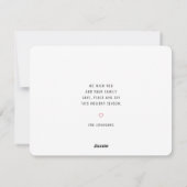 Moderne Winterschneeflocken Weihnachten (Rückseite)