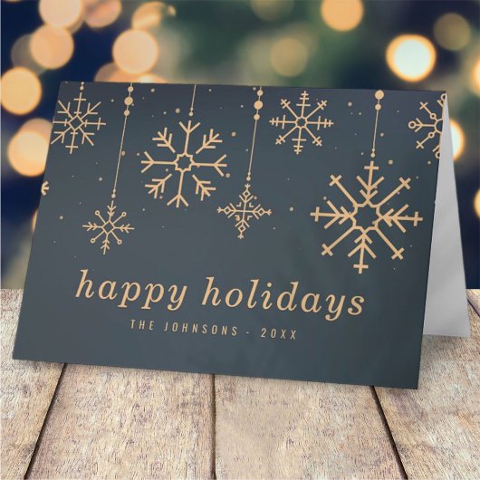 Moderne Winterschneeflocken Weihnachten