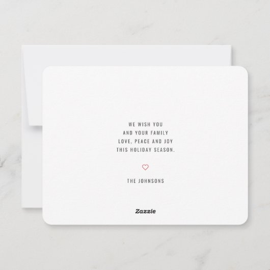 Moderne Winterschneeflocken Weihnachten (Rückseite)