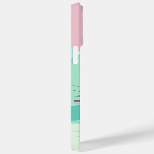 Moderne Winterskipisten mit Snowboard Personalisie Case-Mate iPhone Hülle (Rückseite / Rechts)