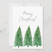 Moderne Winterurlaubslandschaft Schönheit Einladung (Vorderseite)