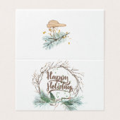 Moderne Winterwälder trockenen Zweige Kiefernwälde (Außenseite Aufgefaltet)