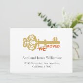 Moderne wir bewegten Schlüsselbewegungen Ankündigung (Stehend Vorderseite)