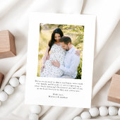 Moderne wir erwarten 2 Foto Schwangerschaft Ankündigung