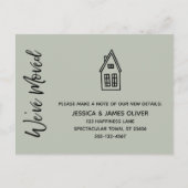 Moderne wir haben das kleine Haus Gezeichnet Postkarte (Vorderseite)