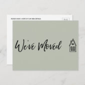 Moderne wir haben das kleine Haus Gezeichnet Postkarte (Vorne/Hinten)