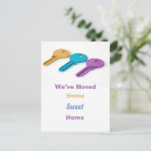 Moderne Wir haben die Ankündigung der Postkarte ve (Stehend Vorderseite)