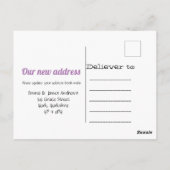 Moderne Wir haben die Ankündigung der Postkarte ve (Rückseite)