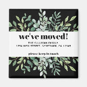 Moderne wir haben Eukalyptus Greenery Black Magnet (Vorne)